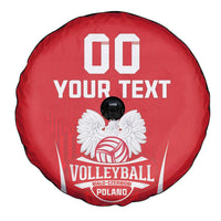 Custom Poland Volleyball Spare Tire Cover Bialo–Czerwoni Go Champions