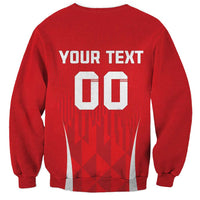 Custom Poland Volleyball Sweatshirt Bialo–Czerwoni Go Champions