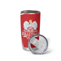 Custom Poland Volleyball Tumbler Cup Bialo–Czerwoni Go Champions