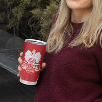 Custom Poland Volleyball Tumbler Cup Bialo–Czerwoni Go Champions