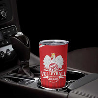 Custom Poland Volleyball Tumbler Cup Bialo–Czerwoni Go Champions