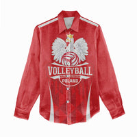 Custom Poland Volleyball Women Casual Shirt Bialo–Czerwoni Go Champions