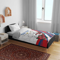 Personalized Czech Republic Bedding Set Pravda Vitezi With Rose