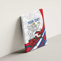 Personalized Czech Republic Canvas Wall Art Pravda Vitezi With Rose