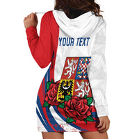 Personalized Czech Republic Hoodie Dress Pravda Vitezi With Rose