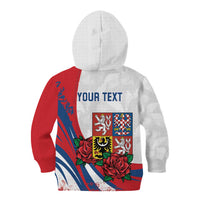Personalized Czech Republic Kid Hoodie Pravda Vitezi With Rose