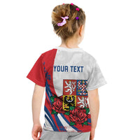Personalized Czech Republic Kid T Shirt Pravda Vitezi With Rose