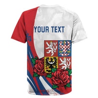 Personalized Czech Republic Rugby Jersey Pravda Vitezi With Rose