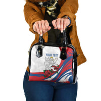 Personalized Czech Republic Shoulder Handbag Pravda Vitezi With Rose