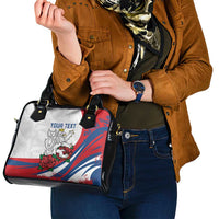 Personalized Czech Republic Shoulder Handbag Pravda Vitezi With Rose