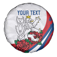 Personalized Czech Republic Spare Tire Cover Pravda Vitezi With Rose