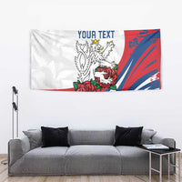 Personalized Czech Republic Tapestry Pravda Vitezi With Rose