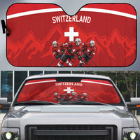 Switzerland Ice Hockey Auto Sun Shade La Nati World Glory