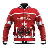 Custom Switzerland Ice Hockey Baseball Jacket La Nati World Glory