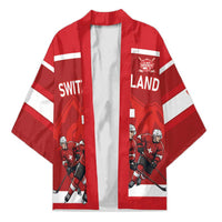 Custom Switzerland Ice Hockey Kimono La Nati World Glory