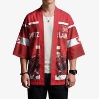Custom Switzerland Ice Hockey Kimono La Nati World Glory