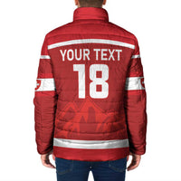Custom Switzerland Ice Hockey Padded Jacket La Nati World Glory