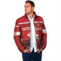 Custom Switzerland Ice Hockey Padded Jacket La Nati World Glory