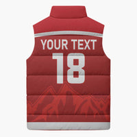 Custom Switzerland Ice Hockey Sleeveless Puffer Jacket La Nati World Glory