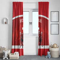 Switzerland Ice Hockey Window Curtain La Nati World Glory