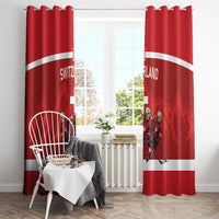 Switzerland Ice Hockey Window Curtain La Nati World Glory
