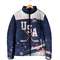 Custom USA Ice Hockey Padded Jacket American Power 2026 Edition