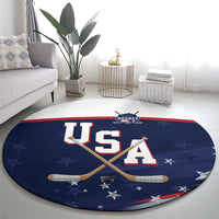 USA Ice Hockey Round Carpet American Power 2026 Edition