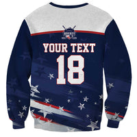Custom USA Ice Hockey Sweatshirt American Power 2026 Edition