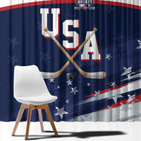 USA Ice Hockey Window Curtain American Power 2026 Edition