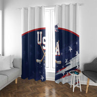 USA Ice Hockey Window Curtain American Power 2026 Edition