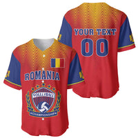 Custom Romania Volleyball Baseball Jersey Sporty Style
