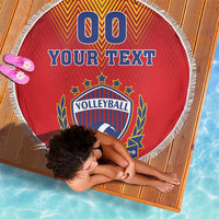 Custom Romania Volleyball Beach Blanket Sporty Style
