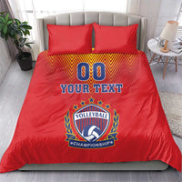 Custom Romania Volleyball Bedding Set Sporty Style