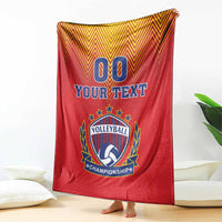 Custom Romania Volleyball Blanket Sporty Style