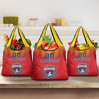 Custom Romania Volleyball Grocery Bag Sporty Style