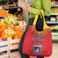 Custom Romania Volleyball Grocery Bag Sporty Style