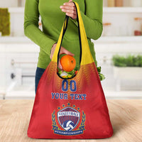 Custom Romania Volleyball Grocery Bag Sporty Style