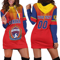 Custom Romania Volleyball Hoodie Dress Sporty Style