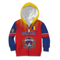 Custom Romania Volleyball Kid Hoodie Sporty Style