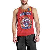 Custom Romania Volleyball Men Tank Top Sporty Style