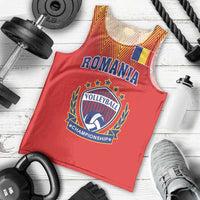 Custom Romania Volleyball Men Tank Top Sporty Style