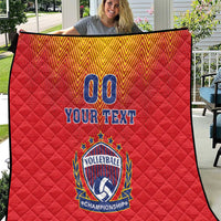 Custom Romania Volleyball Quilt Sporty Style