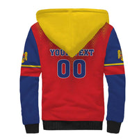 Custom Romania Volleyball Sherpa Hoodie Sporty Style