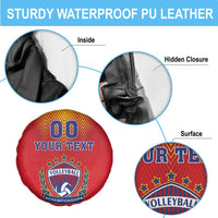 Custom Romania Volleyball Spare Tire Cover Sporty Style