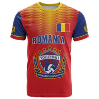 Custom Romania Volleyball T Shirt Sporty Style