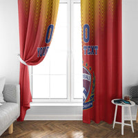 Custom Romania Volleyball Window Curtain Sporty Style