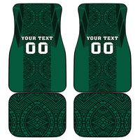 Custom Mexico Football Car Mats El Tricolor Go Champions Aztec Pattern