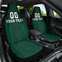 Custom Mexico Football Car Seat Cover El Tricolor Go Champions Aztec Pattern