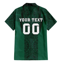 Custom Mexico Football Family Matching Mermaid Dress and Hawaiian Shirt El Tricolor Go Champions Aztec Pattern