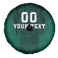 Custom Mexico Football Spare Tire Cover El Tricolor Go Champions Aztec Pattern